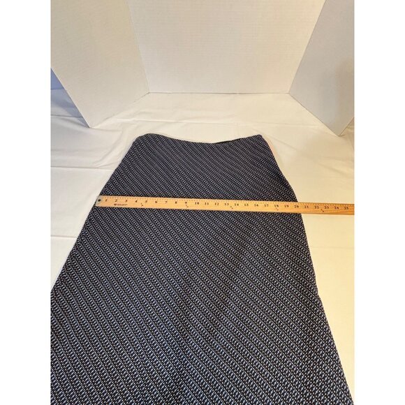 Liz Claiborne Villager Blue & Black Wrap Dress With Matching Skirt Set Size SP - Picture 5 of 13